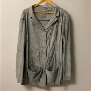 Annette  Gortz - Grey linen blend jacket 46